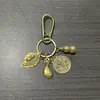 Fortuna de una noche para hombres y mujeres transferencia de la suerte 12 signos del zodíaco bolsa de la suerte bolsa de dinero llavero accesorios para coche pequeño regalo