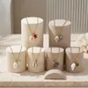 Collar de Acero Inoxidable de Moda con Forma de Concha, Estrella de Mar y Perlas Artificiales, Estilo Nuevo Transfronterizo, para Viajeros, Estilo Vacaciones en la Playa para Mujeres