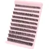Pestañas de Racimo DIY Pestañas Individuales, Racimos de Pestañas de Volumen Natural Espeso, Fácil Autoaplicación Pestañas Segmentadas de Larga Duración para Maquillaje Diario Maquillaje de Escenario Suministros de Pestañas para Principiantes