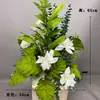 Nuevos Arreglos Florales de Piso para Decoración de Bodas, Arte Floral para Bodas, Arreglos Florales para Escenario en T, Arreglos Florales de Bienvenida para Hoteles