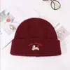 Chapéu para Mulheres, Ano Novo de Inverno Vermelho Lã Quente Borla Fofo Proteção para Orelhas, Chapéu Cachecol Quente para Pescoço, Chapéu Integrado tipo Pulôver