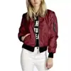 Jaqueta Curta com Zíper Cor Sólida Outono e Inverno Europeia e Americana Ebay Aliexpress, Essencial para o Outono, Estilo de Rua, Tendência, Corte Slim