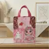Directamente del fabricante: Bolsas de tela pintadas de princesas animadas, bolsas de recuerdo para fiestas de cumpleaños de jardín de infantes, bolsas de regalo para cumpleaños infantiles