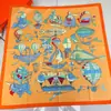 Regalo para Mamá y Personas Mayores Moda de Alta Gama Bufanda de Seda Versátil Cuadrada sin Tirantes Decorativa de Verano