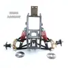 Piezas de Motocicleta de Cuatro Ruedas DIY Modificadas a Triciclo Invertido Pequeño Go-Kart Bastidor Delantero Suspensión de Playa Frenos de Disco Amortiguador