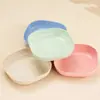 Plato para huesos para mesa de comedor, plato para huesos doméstico, charola de plástico para frutas secas, charola de escritorio para desechos, plato para huesos, plato, charola para huesos
