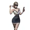 Lencería Sexy Night Cat: Vestido Seductor de Tirantes, Falda Ajustada a la Cadera, Uniforme, Deseo Puro, Coqueto, Pecho Pequeño, Ropa de Dormir sin Quitar, Conjunto Transparente