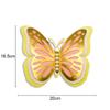 Adhesivo de pared de mariposa hueca tridimensional 3D de cuatro capas, mariposa de papel nacarado, decoración para fiestas navideñas, bodas, hogar