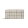 Carteira Feminina Longa Xadrez Estilo Novo 2025 Transfronteiriça Bolsa Clutch Fashion Grande Capacidade Bolsa para Celular Porta-Cartões Porta-Moedas