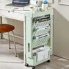 Estante Móvel de Mesa Personalizável para Livros, Estante Estudantil de Mesa para Armazenamento de Livros Didáticos, Estante Multifuncional de Múltiplas Camadas para Armazenamento de Livros