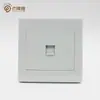 Painel de interruptores de parede tipo Pinano 86, interruptor doméstico oculto, interruptor de tomada única com controle duplo e interruptor de tomada simples.