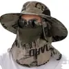 Sombrero de Sol Camuflado de Ala Ancha para Hombre de Verano, Plegable para Viajes al Aire Libre y Pesca