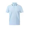 Camisas Polo Personalizadas de Tamanho Grande, Camisetas Transfronteiriças, Roupas de Trabalho, Camisas Culturais, Logo Bordado, Roupas de Trabalho de Manga Curta com Gola, Feito Sob Encomenda