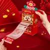 Año Nuevo Chino 2027 Divertido Creativo Sobre Rojo Dinero Dibujo Cajero Automático Máquina de Retiro Sobre Rojo Regalo para Amigos Regalo para Amantes Regalo Navideño
