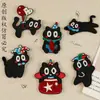 Lixin Original Desenho Animado Gato de Circo Autoadesivo Acessórios para Roupas Manual de Ingredientes Tecido Bordado Adesivos Etiquetas de Bordado Computador