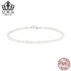 Amazon oferta caliente plata esterlina s925 collar de perlas chapado en platino perla natural elegante collar único BSN272