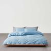 Conjunto Casual Listrado Cor Pura Algodão Fio Longo Quatro Peças Estampado Digital Lençóis de Cama Cobre Edredom Fronha Cama Lençóis de Cama Série Produtos Individuais