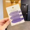 Pinzas de Pelo Coloridas Sin Costuras para Mujer, Pinzas de Pato para Flequillos Laterales, Pinzas de Peine Nuevas de Moda Verano 2026, Pinzas de Accesorios para el Cabello