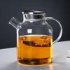 Bule de vidro resistente a altas temperaturas, chaleira de água fria, bule de chá com filtro, bule de chá de flores espesso para uso doméstico, bule de chá fervente, conjunto de chá com água fervente