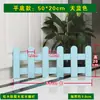 Cerca de Jardim de Infância para Exterior em Madeira Carbonizada Anticorrosiva, Guarda-corpo Decorativo para Varanda, Cerca Pequena de Barreira para Interior