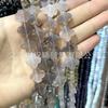Ágata de cristal Trevo contas soltas faça você mesmo grampo de cabelo acessórios de cabelo pulseira acessórios de colar contas de Trevo semiacabadas atacado