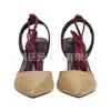 Juyuan 2026 Verano Nueva Moda Estilo Fresco Tacones Altos de Tacón Fino Sexy Tacón Medio Zapatos de Salón Profesionales de Punta