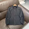 Chaqueta de forro polar cálida y duradera de color liso, versátil para exteriores, con cuello alto, para primavera, otoño e invierno 13282