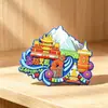 Imán de Refrigerador de Ciudad Goma Suave Pegatina Magnética de Monumento Pegatina Magnética de Souvenir Turístico LOGOTIPO Personalizable Stock de Fábrica Venta al por Mayor