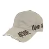Sombrero de Sol Protector Solar Personalizado de Joker de Moda Nuevo Estilo para Hombres y Mujeres Borde Recortado Desgastado Gorra de Béisbol Bordada con Letras para Niños