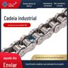 Corrente industrial de aço inoxidável 304 3 pontos 06B 4 pontos 08B 5 pontos 10A 6 pontos 12A 1 polegada 16A transmissão mecânica