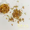 Fragmentos de Folha de Ouro, Folha de Ouro de Alto Brilho Dourada e Prateada, Brilhantes Versáteis Estilo Celebridade da Internet, Material de Lantejoula para Nail Art Deslumbrante, Deslumbrantes Estilo Japonês