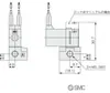 La válvula solenoide de 3 vías SMC VQ100 tiene una respuesta de alta velocidad y estable, especificación libre de cobre