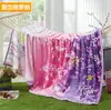 Produção direta da fábrica LOGO manta de coral fleece para cochilo no escritório manta para ar condicionado de casa manta de flanela