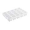 Soporte para Maceta de Balcón Soporte para Flores Bandeja 5 Macetas Cuadradas 12 Agujeros Soporte Pequeño Raíz Anti-Pudrición Estilo Chino Nuevo Maceta para Suculentas