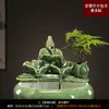 Adornos de Agua Cerámicos Tanque de Peces con Agua Circulante Filtro de Oxígeno Adornos Fuente de Interior Cascada Accesorios de Paisajismo para el Hogar