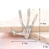 Nuevos Accesorios Creativos de Galvanoplastia para DIY Material de Pegatina Trasera para Funda de Teléfono Móvil Accesorios de Joyería de Estrella de Cinco Puntas Corazón Listos para la Venta
