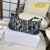 Original2025 Nuevo Modelo Serie Dorada Bordado de Monogramas Bolso de Hombro Cruzado Versátil de Moda