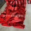 Zapatas de hierro ferroviarias B/T3162.3, zapatas de hierro antideslizantes de acero fundido, zapatas de hierro autoblocantes antivuelco, con rueda de tope de seguridad y tirador