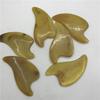 9,5cm Faca de golfinho de chifre espessura cerca de 0,6-0,9cm raspador beleza peça em forma de coração prato triangular Canto real raspagem