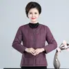 Ropa interior ajustada para madres de mediana edad y mayores chaqueta acolchada de algodón talla extra grande ropa de mujer abrigo corto abrigo acolchado de algodón chaqueta acolchada de algodón contenedor interior invierno