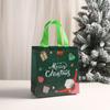 Bolsa Tote de Regalo de Navidad Bolsa de Compras de Embalaje Impresa No Tejida Bolsa de Regalo de Dulces para Fiesta Bolsa de Regalo de Mano