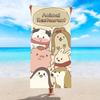 Toalla de playa de microfibra con estampado digital de dibujos animados para niños, ideal para nadar en la playa, gran oferta transfronteriza