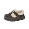 Sapatos estilo Birkenstock para Meninas, Novos Sapatos Infantis de Outono e Inverno, Botas de Neve para Meninos, Botas Curtas Espessadas com Forro de Lã, Modernos para Crianças Mais Velhas