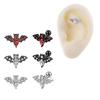 Europeu e Americano Cross-border Hot Bat Series Piercing Jóias Longo Rod Brincos Zircon Umbigo Nariz Anel Brincos Conjunto de 5 peças