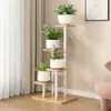 Soporte de flores de hierro forjado para balcón, soporte para macetas de suculentas, estante decorativo para jarrones de sala de estar, estilo escalonado, elegante, móvil y conveniente