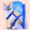 Corda de tração para animais de estimação direta da fábrica gato nylon tração palavra I peitoral gato corrente suprimentos para animais de estimação atacado