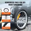 Remolque de Carga para Bicicleta Plegable Almacenamiento Compacto Rueda de 16 pulgadas Carrito Plegable Carrito de Arrastre de Carga Europa Amazon