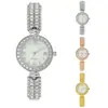 Reloj de Pulsera para Mujer de Moda, Lujo Ligero, Temperamento, Redondo, con Diamantes, Joyería para Dama, Versátil