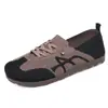 Zapatos Casuales Ligeros de Tela Tejida Suave de Suela Suave para Mujer, Estilo Primavera Transfronterizo, TEMU, con Cordones, Moda, Zapatos Estilo Forrest Gump, Retro, Zapatos de Entrenamiento Alemanes