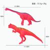Modelo de dinosaurio grande, simulación multicolor, juego de velociraptor jurásico, juguetes cognitivos para niños de educación temprana en jardín de infantes